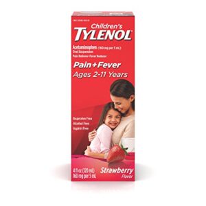 children’s tylenol very berry strawberry flavor, 4-ounce (pack of 2)