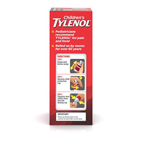 Children's Tylenol Very Berry Strawberry Flavor, 4-Ounce (Pack of 2)