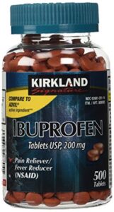 kirkland signature ibuprofen tablets usp, 200mg 500-tablets