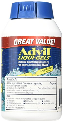 Advil Liqui-Gels (200mg) - 200 Liquid Filled Capsules