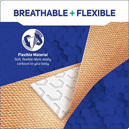 Care Science Antibacterial Fabric Adhesive Bandages, 200 ct Bulk Assorted Sizes | Flexible + Breathable Protection Helps Prevent Infection for First Aid and Wound Care