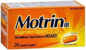 motrin ib ibuprofen coated caplets – 24 ct