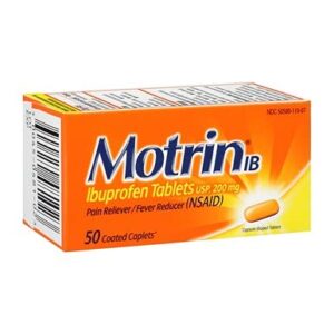 Motrin Ib 50 Coated Table Size 50ct Motrin Ib 50 Coated Tablets 50ct