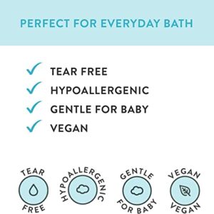 The Honest Company 2-in-1 Cleansing Shampoo + Body Wash | Gentle for Baby | Naturally Derived, Tear-free, Hypoallergenic | Lavender Calm, 10 fl oz