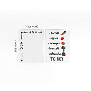 Apostrophe Games Dry Erase Blank Playing Cards w/Box, Poker Size - 2.5" x 3.5", 180 Reusable Blank Cards, Flash Cards, Board Game Cards & Note Cards