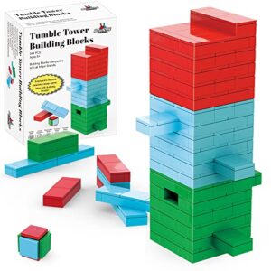 apostrophe games tumble tower building block set