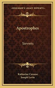 apostrophes: sonnets