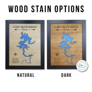 Personalized House Decor Wood Lake Map of Any Lake - Customized Handmade Gifts for Lake House Wall Decor