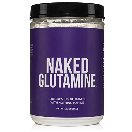 Pure L-Glutamine Made in The USA - 200 Servings - 1,000g, 2.2lb Bulk, Vegan, Non-GMO, Gluten and Soy Free. Minimize Muscle Breakdown & Improve Protein Synthesis. Nothing Artificial