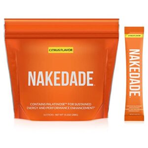 naked nutrition nakedade – performance enhancing sports drink powder – citrus flavor electrolyte powder – no gmos or artificial sweeteners, gluten-free, soy-free, dairy-free –