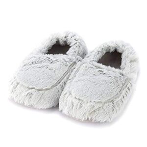 marshmallow gray warmies slippers