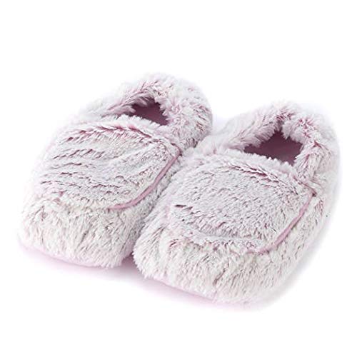 Marshmallow Lavender Warmies Slippers