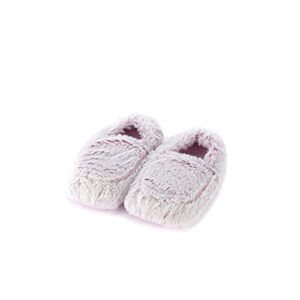 warmies women’s low-top slippers, pink marshmallow, 1 pair (pack of 1)