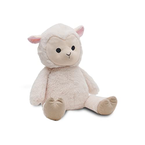 Avocatt Heatable Stuffed Sheep Plush - 10 Inches Unscented Microwavable Lamb Toy - Warmable Heating Pad - Warm and Hot Therapy for Cramps, Back, and Neck Pain Relief