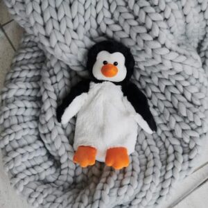 warmies Penguin Cozy Plush Heatable Lavender Scented Stuffed Animal