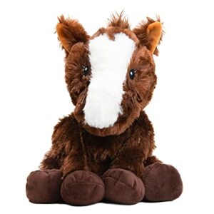 1i4 group warm pals microwavable lavender scented plush toy weighted stuffed animal – harry horse