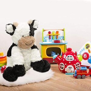 HooYiiok Cow Stuffed Animals Cute Adorable Soft Plush Cow Toy Great Birthday Gift for Kids 9 inches