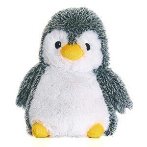 1i4 group warm pals microwavable lavender scented plush toy weighted stuffed animal – peppy penguin