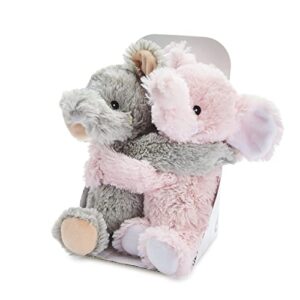 warmies hugs elephants soft toys grey and pink, 0.53 kg, hug-ele-1