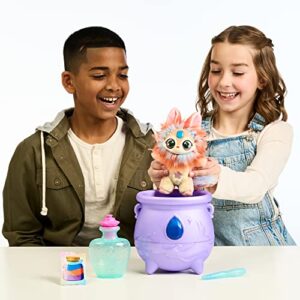 Magic Mixies Color Surprise Magic Cauldron. Reveal a Mixie Plushie from The Fizzing Cauldron and Discover 6 Magical Color Change Surprises - Styles May Vary - Non-Electronic