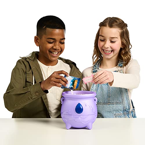 Magic Mixies Color Surprise Magic Cauldron. Reveal a Mixie Plushie from The Fizzing Cauldron and Discover 6 Magical Color Change Surprises - Styles May Vary - Non-Electronic