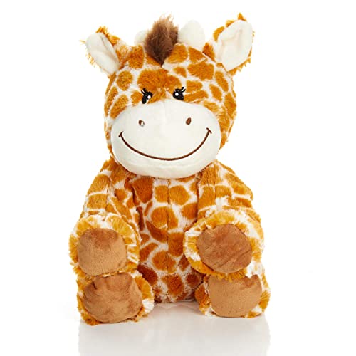 1i4 Group Warm Pals Microwavable Lavender Scented Plush Toy Weighted Stuffed Animal - Flirty Giraffe