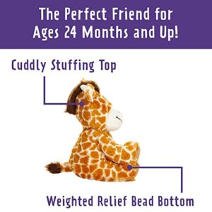 1i4 Group Warm Pals Microwavable Lavender Scented Plush Toy Weighted Stuffed Animal - Flirty Giraffe