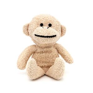 thermal-aid zoo — mini jo jo the monkey — kids hot and cold pain relief boo boo tool — heating pad microwavable stuffed animal and cooling pad — easy wash, natural sleep aid