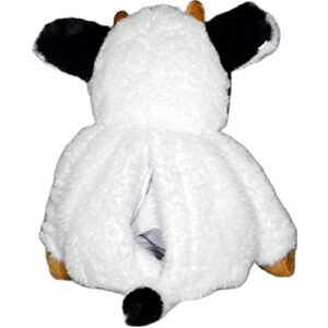 Pacific Comforts Weighted Plush Cow - Microwavable - Travel Friendly - Stuffed Weighted Animals - Great Gifts