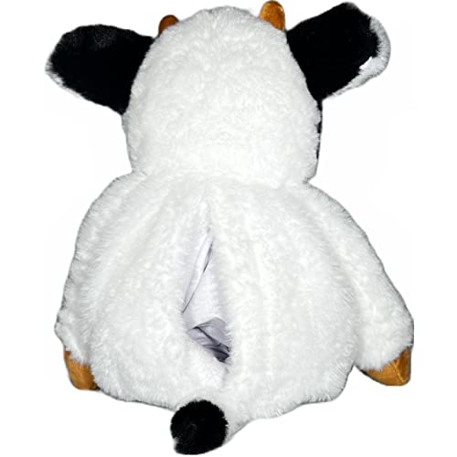 Pacific Comforts Weighted Plush Cow - Microwavable - Travel Friendly - Stuffed Weighted Animals - Great Gifts