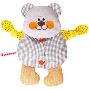 myakishi warmy, heatable toy with cherry seeds, microwavable soft toy bear