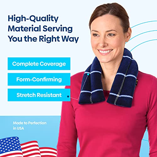 SunnyBay Neck Heating Wrap Microwavable - Navy Blue and Ocean Blue