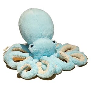 uongfi sleep home accessories lovely simulation octopus plush stuffed toy soft animal cute animal doll gifts (color : blue, height : 65cm)