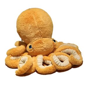 Uongfi Sleep Home Accessories Lovely Simulation Octopus Plush Stuffed Toy Soft Animal Cute Animal Doll Gifts (Color : Blue, Height : 65cm)