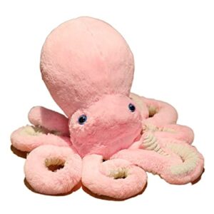 Uongfi Sleep Home Accessories Lovely Simulation Octopus Plush Stuffed Toy Soft Animal Cute Animal Doll Gifts (Color : Blue, Height : 65cm)