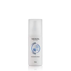 nioxin thickening spray, volume and texture for thinning hair, peppermint oil, 5.1 oz (packaging may vary)