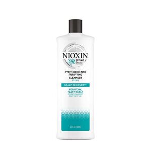 nioxin scalp recovery anti-dandruff medicating cleanser shampoo, 33.8 fl oz