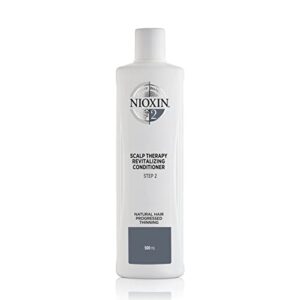 nioxin system 2 scalp therapy conditioner, natural hair with progressed thinning, 16.9 oz