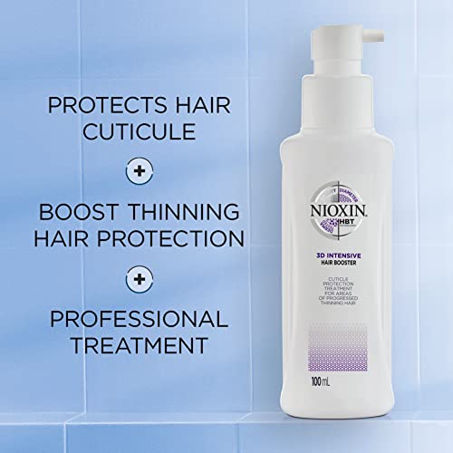 Nioxin Hair Booster, Cuticle Protection Treatment for Progressed Thinning, 3.38 Fl Oz