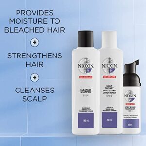 Nioxin System Kit 6, Strengthening & Thickening Hair Treatment, For Bleached & Chemically Treated Hair with Progressed Thinning, Trial Size (1 Month Supply)