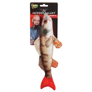 petmate jackson galaxy marinater cat toy photo fish, large