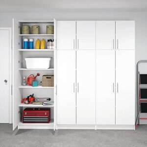 prepac d elite storage cabinet set, 6 pc, white