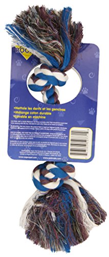 Petmate Booda Two Knot Rope Bone, Multicolored, Small