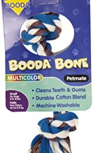 Petmate Booda Two Knot Rope Bone, Multicolored, Small