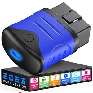autophix 3910 bluetooth all system obd2 scanner compatible with bmw/mini battery registration diagnostic scan tool with service epb cbs etc reset battery check code reader for iphone ipad android