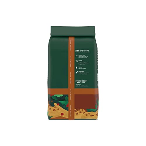 Starbucks Ground Coffee—Medium Roast Coffee—House Blend—100% Arabica—1 bag (18 oz)