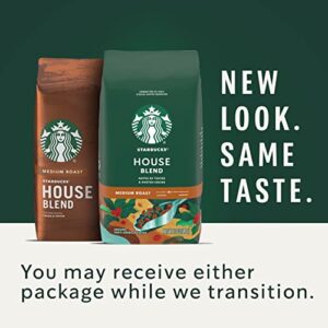 Starbucks Ground Coffee—Medium Roast Coffee—House Blend—100% Arabica—1 bag (18 oz)