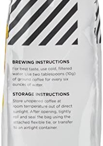 AmazonFresh Just Bright Ground Coffee, Light Roast, 12 Ounce