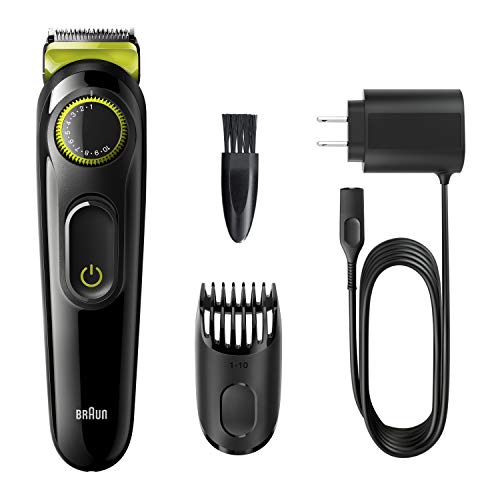 Braun Beard Trimmer BT3221, Hair Clippers for Men, Cordless & Rechargeable