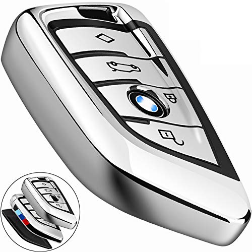 COMPONALL for BMW Key fob Cover, Key Fob Case for BMW 2 5 6 7 Series X1 X2 X3 X5 X6